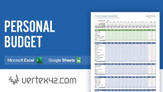 How to use the Personal Budget Spreadsheet [upl. by Merri]