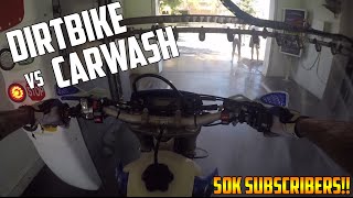 Dirtbike vs Carwash [upl. by Natsirt]