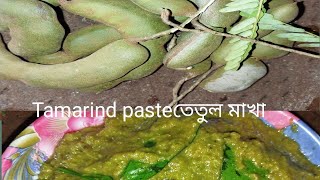 Spicy 🔥🔥🥵🥵 Tamarind paste ঝাল ঝাল তেঁতুল মাখা😛😝🔥🔥🌶️🌶️🌶️🤪😝🤪😛 [upl. by Melone165]