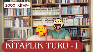 🛸2024 KİTAPLIK TURU 📚 2000DEN FAZLA KİTAP 👀 1 BÖLÜM [upl. by Yenattirb134]