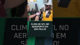 É FESTA 🏈🔥 Já é clima de NFL em São Paulo shorts [upl. by Attennhoj14]