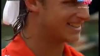 2004 Roland Garros 12  Gaudio vs Nalbandian [upl. by Anivas181]