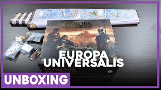 Unboxing  Europa Universalis  Aegir Games  The Players Aid [upl. by Jonny]