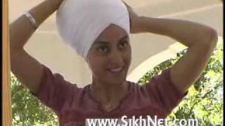 Turban Tying  Womens Turban 1 [upl. by Jazmin]