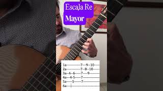 Escala de Re mayor  Curso completo de guitarra [upl. by Reed88]