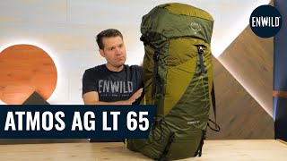 Osprey Atmos AG LT 65 Backpack Review [upl. by Etienne]