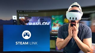 Easiest Way To Play SteamVR Games on Quest  Steam Link [upl. by Red925]