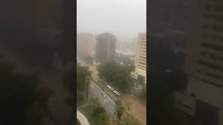 Lluvias en Málaga España [upl. by Demona]