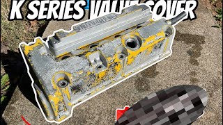 K SERIES VALVE COVER REMOVAL [upl. by Auqinot321]