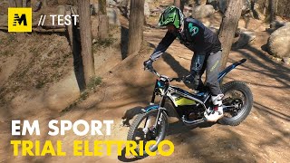 Trial elettrico EM Sport 2019 Test e review [upl. by Norrehs]