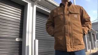 Carhartt C26 Sandstone Duck Arctic QuiltLined Traditional Coat [upl. by Riannon]