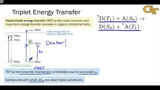 46 Triplet Energy Transfer [upl. by Haran]