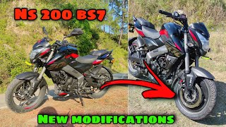 New Modification In Ns 200 Bs7  Wheel Cover installed in NS200 Bs7  Aadi Motovlogs [upl. by Eiramanin310]