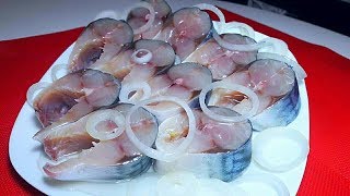 Скумбрия Малосольная за 2 часа Простой Рецепт Как Засолить Скумбрию mackerel salted [upl. by Akibma707]