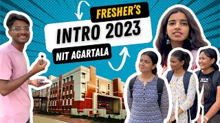 Freshers Introduction  2023  NIT AGARTALA [upl. by Emearg423]