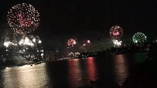 New Year Fireworks 2019 from Cremorne Point [upl. by Neiman62]