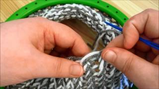 Loom Knitting  Beginning Stitches Too Loose [upl. by Beichner604]