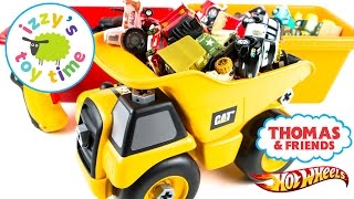 Cars  Dump Trucks Hot Wheels and Disney Pixar Cars Toy Cars [upl. by Nylrem]