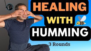 Bhramari Pranayama Benefits  Humming Breathing Exercise  Nitric Oxide Breathing [upl. by Noedig270]