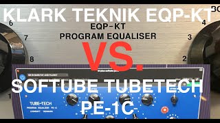 PultecStyle EQ Comparison Klark Teknik EQPKT vs Softube Tubetech PE1C on Electric Bass Guitar [upl. by Nuawtna548]