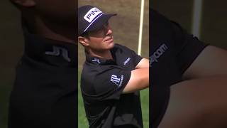 Viktor Hovland makes an INCREDIBLE par after going out of bounds 🤯 [upl. by Aufa]