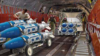 Stacking Massive Amount of Scary Bombs Inside US KC130 Tanker Plane [upl. by Herod]