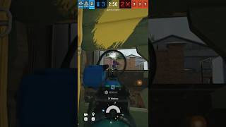 My favourite spawn peek🙈 gamergirl rainbowsixsiege spawnpeek noob r6ranked troll meme [upl. by Ramoh]