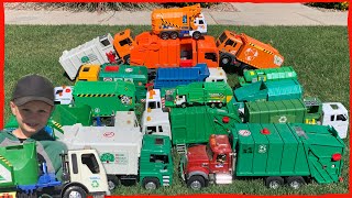 Romans Toy Garbage Truck Collection [upl. by Ahsennek]