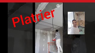 comment faire du plâtre sous plafond hourdis [upl. by Ricoriki]