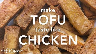 How to make Tofu look and taste like Chicken [upl. by Novad659]