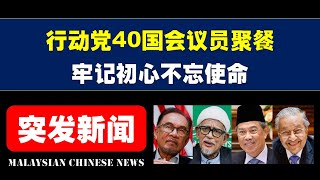 行动党40国会议员聚餐。牢记初心不忘使命 [upl. by Byrle]