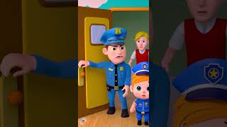 Five Little Thieves Song  Best Funny Nursery Rhymes For Kids Shorts [upl. by Oiraved]