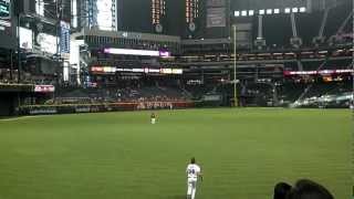 Dbacks pitcher Trevor Bauers longtoss routine [upl. by Enybor]