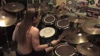 quotBonded By Bloodquot by Exodus Drum Cover 2010 [upl. by Ailyn130]