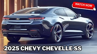 Finally Revealed New 2025 chevy chevelle ss  First Look  Everything You Need To Know [upl. by Peednas]