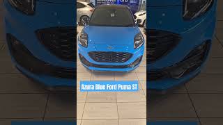 First glipse of the new Ford Puma 10 Turbo 170bhp in Stunning Azura Blue [upl. by Luben]