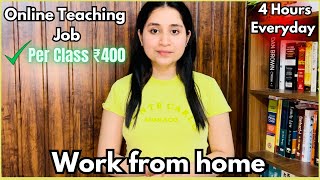 Online Teaching Jobs From Home  Work From Home Jobs 2024  Salary  15000  Part Time Job at Home [upl. by Garvin]