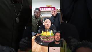 BeefCake ￼ cooking recipe mukbang tasty caviar steak birthday recipes foodie food [upl. by Sallyann]