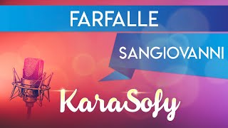 Farfalle KARAOKE  SANGIOVANNI karaoke Sanremo 2022 [upl. by Ardnnaed]