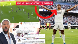 🔥😱 MOST POPULAR REACTIONS TO BELLINGHAM BRACE IN EL CLASICO DEBUT  JUDE BELLINGHAM VS BARCELONA [upl. by Liddie]