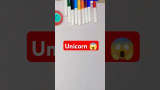 Draw easy unicorn ❤️trending drawing cartoondrawing viralshorts [upl. by Methuselah]