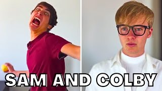 SAM AND COLBY  ULTIMATE VINES and BEST FUNNY SKITS VIDEOS [upl. by Potter652]