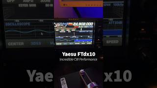 Yaesu FTdx10 Incredible CW Performance amateurradio yaesu [upl. by Litnahs605]