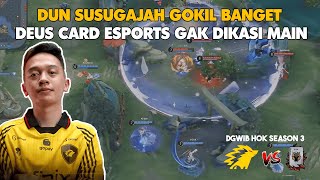 SUSUGAJAH BALIK KE ONIC GG BANGET  ONIC Vs Deus Card  DGWIB Honor Of Kings S3 Game 2 [upl. by Cointon]