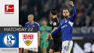 BIG Points for Schalke  Schalke 04  VfB Stuttgart 21  Highlights  Bundesliga 202223 [upl. by Colley]