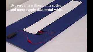 Conductive sewing thread SmartX [upl. by Aiekam]