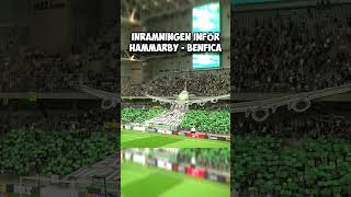 Inramningen inför Hammarby  Benfica i Womens Champions League playoffet hammarby bajen [upl. by Lipscomb]