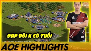 Y THẦN  Chim Sẻ Đi Nắng ĐÁNH TRẬN ĐỜI 4 hơn 1 tiếng trong game  AoE Highlights aoe [upl. by Colfin389]