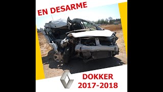 Repuestos RENAULT DOKKER 2017  2018 En Desarme [upl. by Anallij]