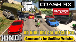 GTA5 Game Crash After Installing Mods   FIXED  Gameconfig File For Limitless Vehicle  2022 [upl. by Urbanna430]